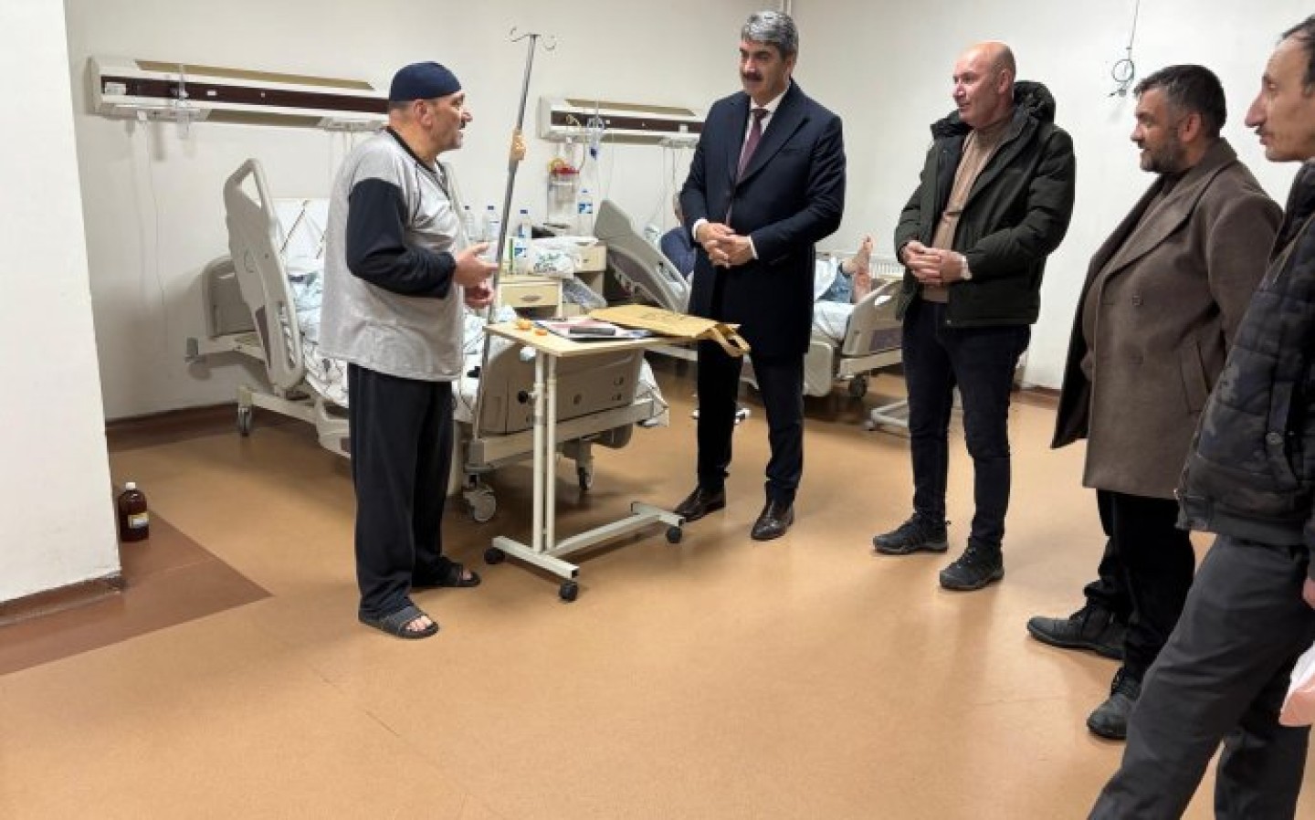 BELEDİYE BAŞKANIMIZ SN. ŞENOL POLAT HASTA ZİYARETLERİ GERÇEKLEŞTİRDİ.