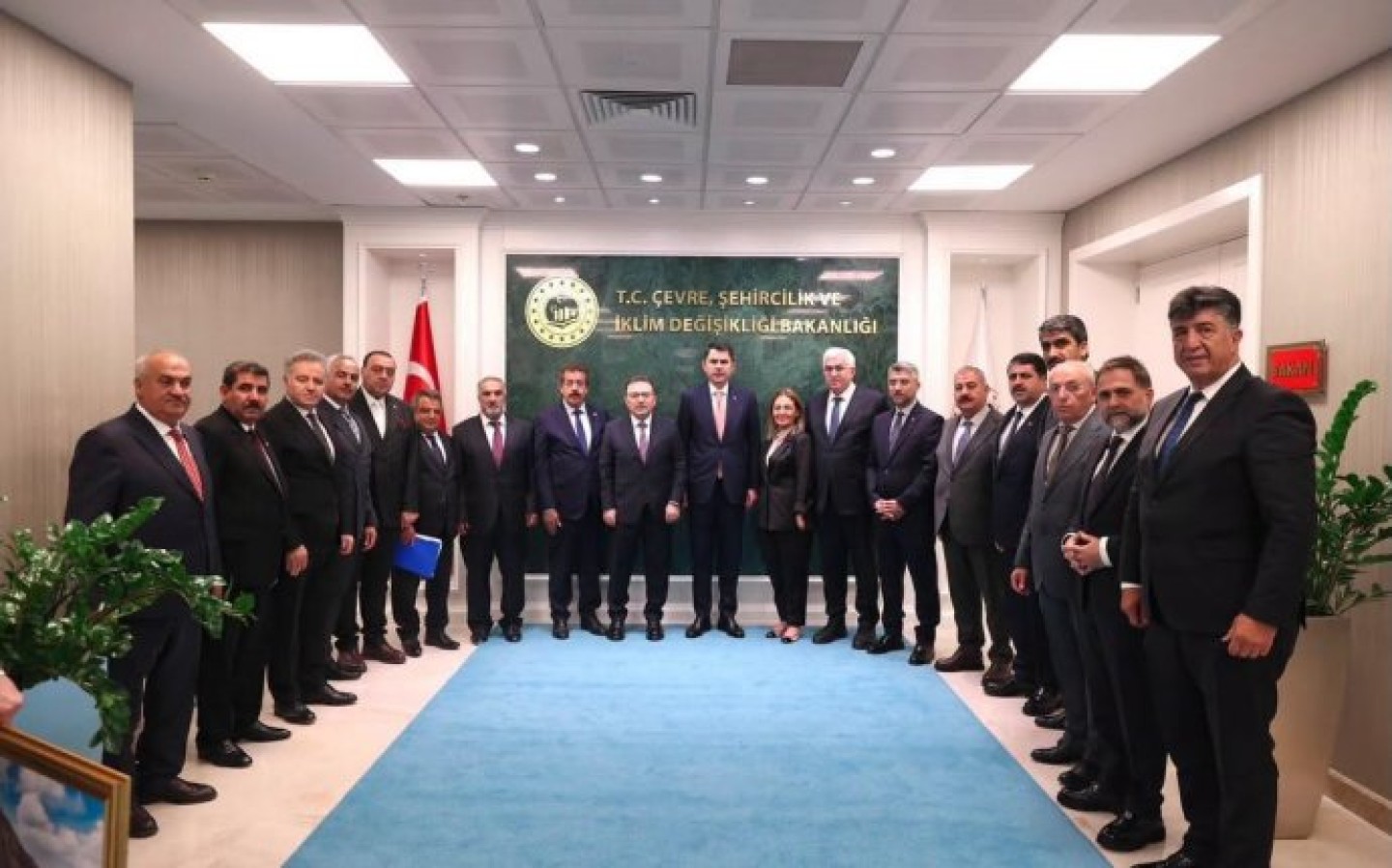 Çevre, Şehircilik ve İklim Değişikliği Bakanımız Sayın Murat Kurum başkanlığında gerçekleştirilen istişare ve değerlendirme toplantısına katılım sağladık.