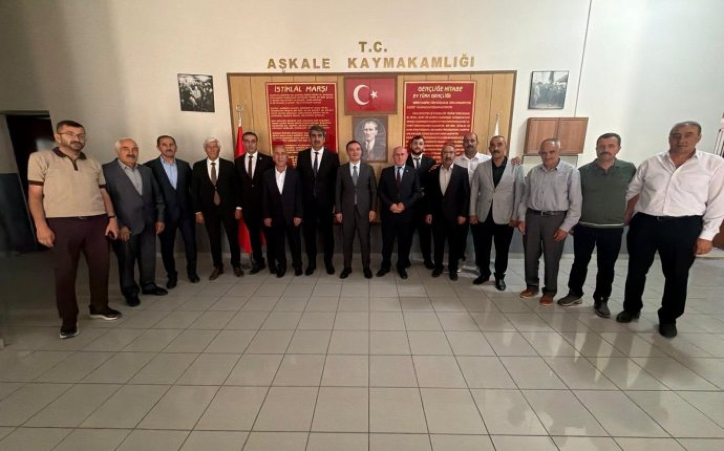 İlçe Kaymakamımız Sayın Sait Muhammed BİLGİN’e Hayırlı Olsun Ziyaretinde Bulunduk.